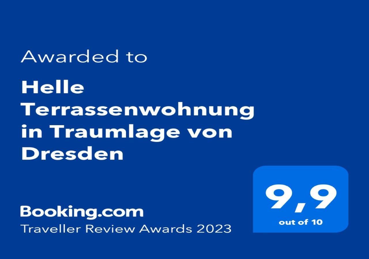 Helle Terrassenwohnung In Traumlage Von Dresda Exterior foto